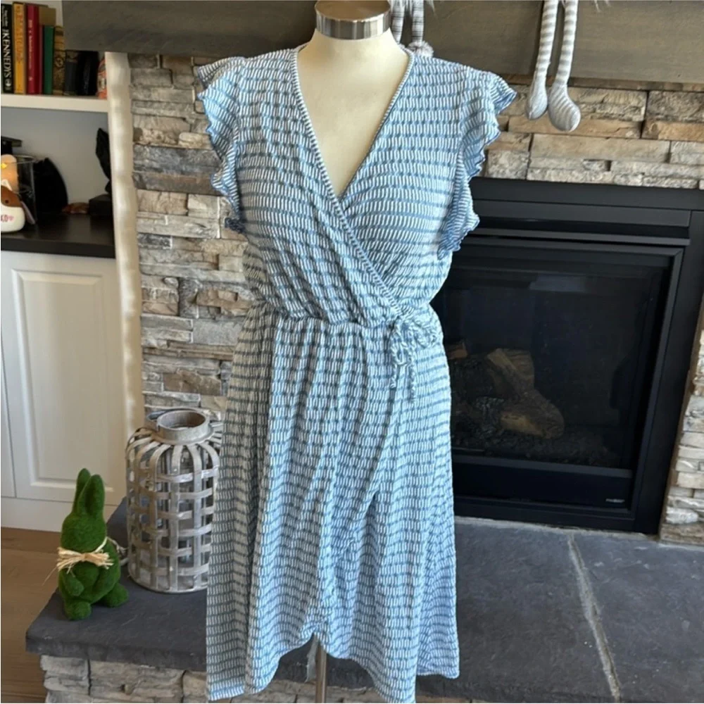 caution to the wind blue dress | Dresses | Caution To The Wind Wrap Midi You choose the size